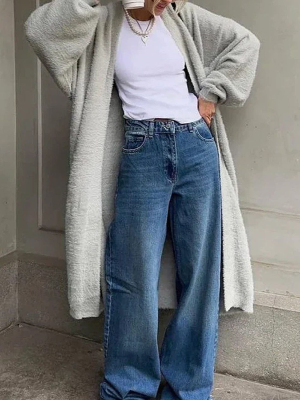 Moira Fuzzy Oversized Cardigan - Image 8