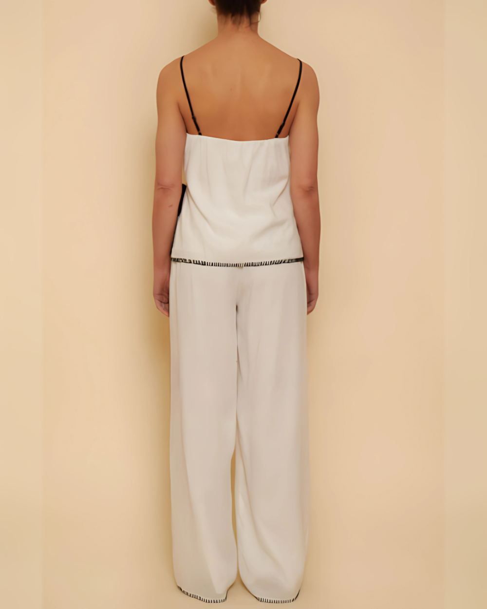 White Solea Linen Pants - Image 3