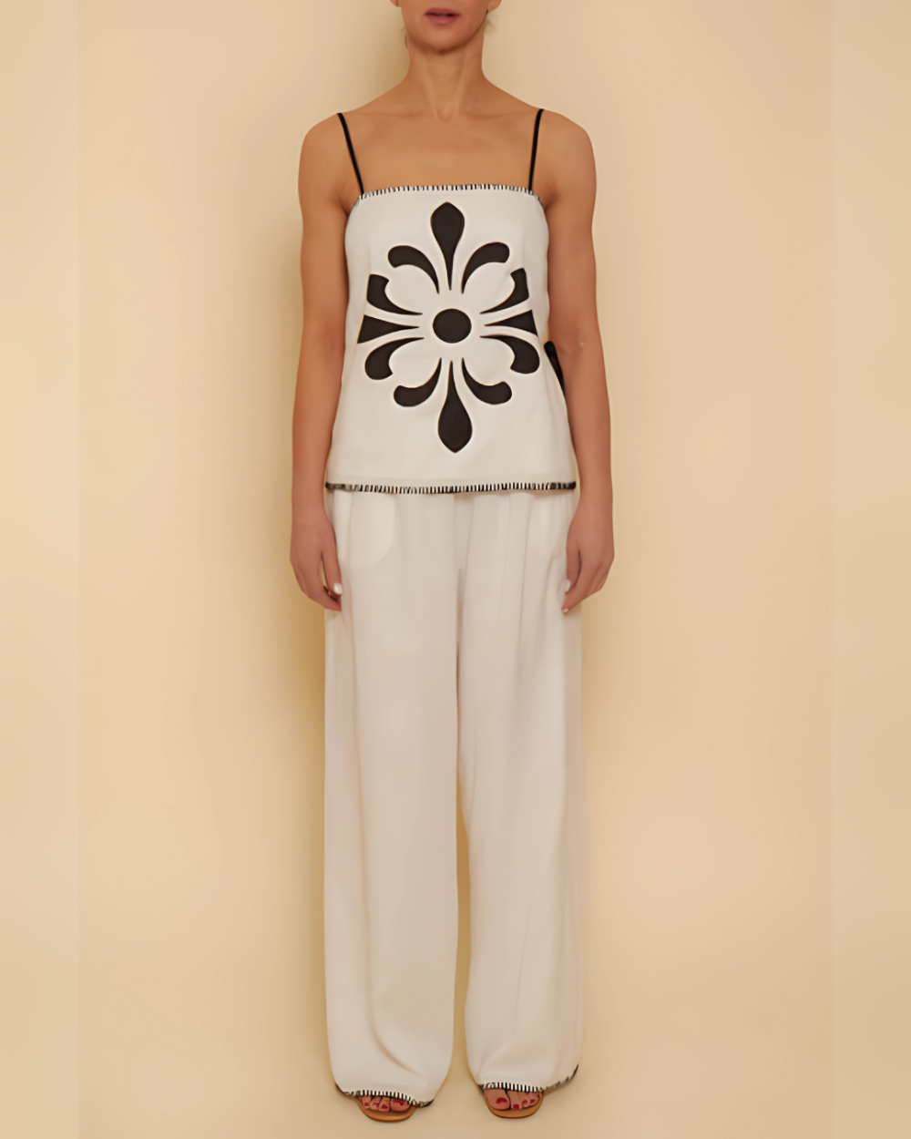 White Solea Linen Pants - Image 4