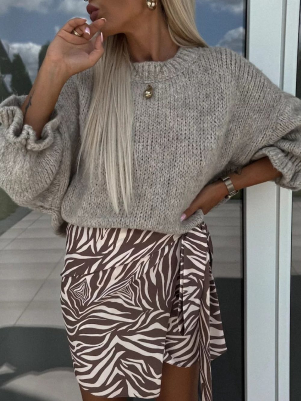 Lycia Oversized Sweater - Image 6