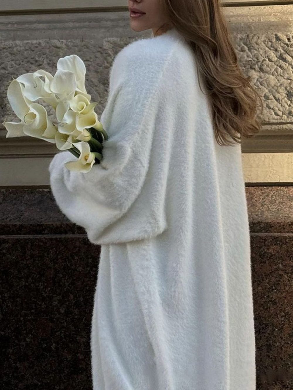 Moira Fuzzy Oversized Cardigan - Image 3