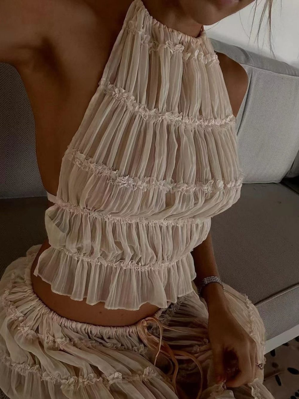 Adelaide Two Piece Set (White) - Image 4