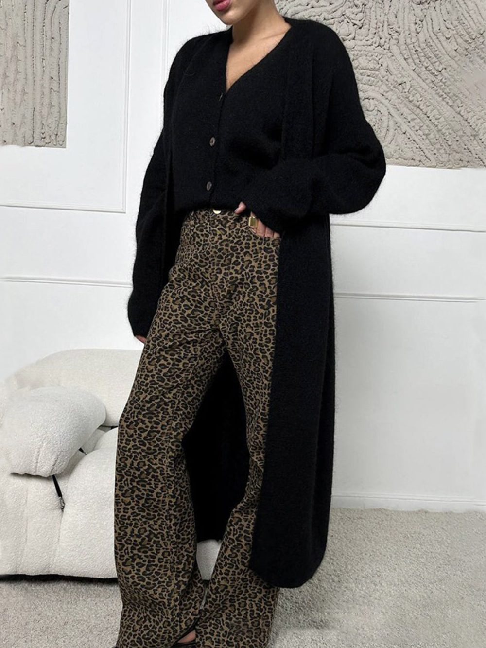Moira Fuzzy Oversized Cardigan - Image 19